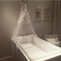 a baby crib is shown in this instagramted photo