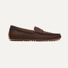 The Driving Loafer in Brown Herringbone | Men’s Slip-on Loafers | Rothy's Mens Driving Loafers, Driving Shoes Men, Mens Loafers, Mule Sneakers, Clog Boots, Dad Fashion, Driving Loafers, Sneaker Slippers, Grey Shoes