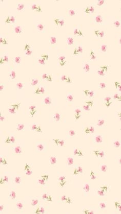 a pink flower pattern on a white background