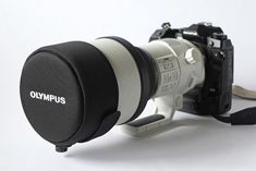 a camera with a lens attached to it