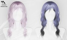 two female mannequins with different colored hair