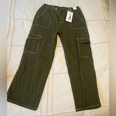 Never Worn, Brand New. Cargo Pants Cargo Pants Color, Boho Lifestyle, Green Cargo Pants, Green Cargo, Pants Color, Cargo Pants, Boot Cut, Pant Jumpsuit, Pants For Women