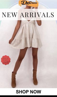 V Neck Backless Slip Mini Dress Slip Mini Dress, Shop Now, Mini Dress, V Neck, Free Shipping