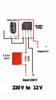 an electronic circuit diagram showing the current voltages, and how to use one switch