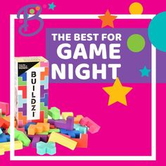 the best for game night is in this box and it's full of blocks