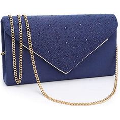 Clutch Evening Bags For Party Rhinestone Navy Blue Made In Usa Or Imported Feature:Made Of Faux Suede, This Mihawk Clutch Bag Is With Soft And Lush Touching Feel.Made Up Of Faux Suede Clutch Purse.Polished Metal Binding Trim On The Flap Adds Modern Glamor To This Classic Evening Bag.; This Tall Evening Envelope Style Clutch With Glistening Rhinestones That Will Make You Glow During Your Special Occasion.Metal Binding Trim Polished Metal Binding Trim On The Flap Adds Modern Glamor To This Classic Blue Rhinestone Clutch For Party, Blue Glamorous Party Bag, Glamorous Blue Party Bag, Blue Evening Bag With Rhinestones, Blue Rhinestone Evening Bag For Party, Embellished Blue Party Clutch, Blue Embellished Party Clutch, Blue Rhinestone Evening Bag, Chic Embellished Blue Bag