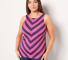 It's a tankini top that provides full coverage and a stylish look. So, yeah, we're exited about it. Whether you're lounging at the pool or reading on the beach, it's a must-have for this summer! From Lands' End. Reading On The Beach, Swim Shirts For Women, Bathing Suit Skirt, Pink Bathing Suits, Coverup Swimsuit, Skirt Coverup, Black Tankini, Long Sleeve Rashguard, Halter Tankini