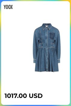 contains non-textile parts of animal origin, denim, folds, darts, solid color, long sleeves, buttoned cuffs, classic neckline, hidden buttons, no pockets, unlined, shirt dress , Color: Blue , Size: 6 Alexander Mcqueen Blue, Dolce & Gabbana, Shirts & Tops, Missoni, Valentino Garavani, Denim Dress, Denim Button Up, Alexander Mcqueen, Versace