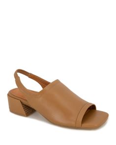 Gentle Souls by Kenneth Cole Women's Penny Square Toe Block Heel Slingback Sandals Block Heel Slingback, Camel Sandals, Low Block Heel Sandal, Platform Block Heels, Block Heel Shoes, Only Shoes, Slingback Sandals, Black Sandals Heels, Low Block Heels