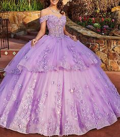 Great shopping ideas for Luxury Quinceanera Dresses Off The Shoulder Appliques Sweet 16 Party Prom Gowns, Dresses Light Purple Quinceanera Dresses, Purple Quince Dress, Quinceanera Dresses Off The Shoulder, Lavender Quinceanera Dresses, Off Shoulder Corset, Purple Quince, Purple Quinceanera Dresses, Quinceñera Dresses, Dresses Off The Shoulder