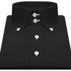 Jet Black Solid, Plain High Button Down Collar Polo Dress Shirts Men's 100% Egyptian Cotton long sleeves, contrast Buttons, White Buttons Collar Style: Polo Kent Collar Shirt/ Pointed Collar/ Oxford Collar Shirt/ Button Down Collar Shirt Hand-Made on Order 2'' High Stiff 2 Buttons Collar Pockets: Without pocket (Chest pocket can be added on request) Fabric: Blended cotton, soft & comfortable fabric Sleeves: Full Sleeves/ Long Sleeves -Fine stitched (20-21 stitch per inch) -Cleanly finished button holes -Flat Felled Seams -Hand cut and sewed individually -High quality tailoring Cuff: Single cuff (These shirts are made with a single cuff. For a double cuff, please leave us a message) Shirt has one small button on each collar tip for fastening. The Button down collar is characterized by two b Business Button-up Shirt With Button Closure, Business Shirt With Button Closure, Business Shirt With Buttons And Spread Collar, Business Shirt With Spread Collar And Buttons, Business Collared Shirt With Buttons, Office Shirt With Spread Collar And Buttons, Elegant Black Dress Shirt With Button Closure, Office Shirt With Spread Collar, Collared Dress Shirt For Business