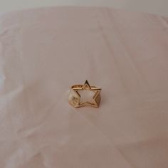 Materials 14k Gold Plated Recycled .925 Sterling Silver Hypoallergenic Rings For Girls, Star Girl, Gold Plate, 925 Sterling Silver, Plating, Sterling Silver, Ring, Silver, Gold