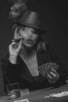 “I never smoke to excess – that is, I smoke in moderation, only one cigar at a time.” Social Causes, Cigars And Women, Dirty Thirty, Cigars And Whiskey, Exclusive Home, Photos Of Women, Black N White, Birthday Photoshoot, Simple Image