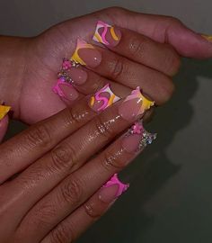 Short Duckies, Gel Acrylic Nails, Gel Nails Diy