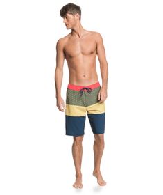 Men's 20-inch length Boardshorts Features Type: Boardshort Fabric: REPREVE™ traceable recycled 4-way stretch DryFlight Water Repellent Hydrophobic Treatment Outseam: 20" outseam, Mid length Performance fit Performance fly Pockets: Pocket with flap Key bungee cord inside pocket Fabric Content 90% Polyester, 10.0% Elastane Muscular Lean Man Reference, Lean Men Body, Men Body Types, 90 Fashion Men, Lean Man, Male Body Types, Lean Body Men, Lean Men, Body References