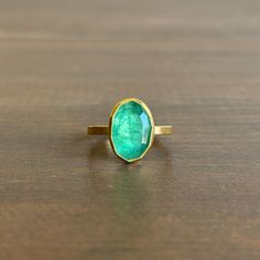 Lively greens dance within the glimmering facets this splendid emerald ring. 22k & 18k yellow gold Emerald, 3.32ct 8mm x 12mm (5/16" x 1/2") Wishlist 2022, Newport Ri, Oval Ring, Oval Rings, Square Cut, Jewellery Ideas, Emerald Ring, Feminine Energy, Bracelet Gift