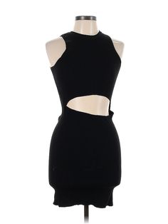 Bershka Cocktail Dress Size: Large Black Dresses - used. No Fabric Content, Bodycon, Keyhole, Short, Sleeveless | Bershka Cocktail Dress - Bodycon: Black Dresses - Used - Size Large Black Sleeveless Bodycon Dress With Cutout, Dress Bodycon, Black Cocktail, Black Cocktail Dress, Black Dresses, Large Black, Women Handbags, Cocktail Dress, Bodycon Dress