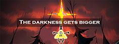 the darkness gets bigger title screen