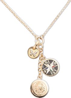 Elegant Gold Necklace With Compass Design, Gold Necklace With Compass Design For Anniversary, Anniversary Gold Necklace With Compass Design, Gold Anniversary Necklace With Compass Design, Luxury Gold Necklace With Compass Design, Elegant Compass Pendant Necklace, Luxury Compass Design Round Pendant Necklace, Luxury Round Pendant Necklace With Compass Design, Compass Necklace