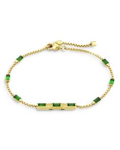 Gucci 18K Yellow Gold Link to Love Tourmaline Box Link Bracelet Gucci Bracelet Women, Gucci Jewelry Bracelets, Gucci Bracelet, Gucci Jewelry, Buy Gucci, Gold Link, Bracelet Online, Bracelet Women, Green Gold