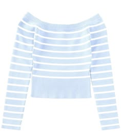 From Copper Key&#x2C; this sweater features:StripedBoat neckLong sleevesPullover stylingFittedViscose/nylonMachine wash/tumble dryImported. Copper Key, Girls Collection, Boatneck Sweater, Blue Ivory, Cheap Clothes, Girls Sweaters, Dillard's, Our Girl, Boat Neck