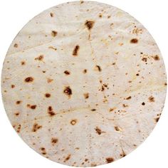 a tortilla is shown on a white background