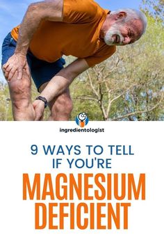 If you have been feeling sluggish, suffering from muscle cramps, or having difficulty sleeping, it could be a sign of magnesium deficiency. Many people don’t realize that magnesium is a vital mineral that is essential for the body to function and has countless benefits. Read this post and learn 9 ways to tell if you're Magnesium deficient and how to supplement it. | Health and wellness, healthy habits, everyday health Signs Of Magnesium Deficiency, Feeling Sluggish, Muscle Cramps, Vitamins For Energy, Magnesium Deficiency, Fitness Advice