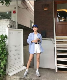 Long Boots Outfit Spring, Summer In Seoul Outfit, Summer Fits Japan, Asian Street Style Summer, Tokyo Fashion Summer, Summer Tokyo Outfit, Summer In Korea Outfits, Asia Summer Outfit, Korean Style Summer Outfits