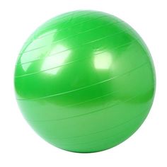 an exercise ball on a white background