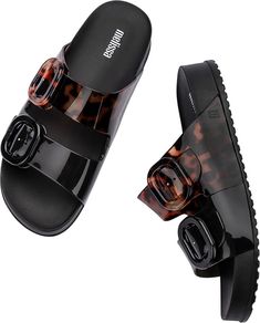 Melissa Cozy Buckle Slide Sandal (Women) | Nordstrom Slider Sandals, School Wear, Chic Tops, Rollerball Perfume, Platform Slides, Platform Slippers, Chic Top, Maternity Shops, Kids Sandals