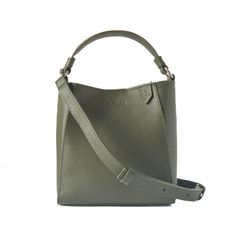 "Made with cowhide pebbled leather, our new Yaya Bucket Bag is the ideal size when you want a bag that's not too big, not too small, and comfortable enough to carry all day. Designed to take on the day by your side, our bucket bag features a stylish design that allows you dress it up or down, as well as a functional interior to carry all your essentials. With a roomy interior and two wall pockets, the Yaya allows you to carry your phone, keys, sunglasses, lipsticks, small wallet, with some room Pebbled Leather Crossbody Shoulder Bag For On-the-go, Versatile Bucket Bag In Textured Leather, Soft Pebbled Leather Crossbody Satchel, Versatile Textured Leather Bucket Bag, Everyday Satchel Shoulder Bag With Smooth Grain, Pebbled Leather Crossbody Satchel, Everyday Pebbled Leather Crossbody Satchel, Green Pebbled Leather Travel Bag, Versatile Smooth Grain Crossbody Satchel