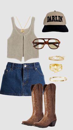 Country Style Outfits, Western Style Outfits, Rodeo Outfits