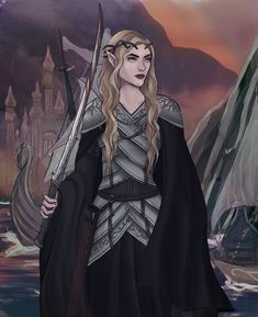 Galadriel And Halbrand Fanart, Galadriel X Sauron, Sauron X Galadriel, Female Sauron, Galadriel And Sauron, Galadriel Art