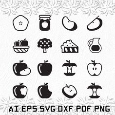 apple svg dxf files