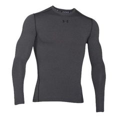 Under Armour ColdGearArmour Compression Crew Shirt 'Grey' 1265650-090 Under Armour Gray Crew Neck Top, Gray Crew Neck Top For Outdoor Activities, Gray Crew Neck Top For Outdoor, Gray Long Sleeve Activewear For Outdoor Activities, Under Armour Sportswear Crew Neck Top, Gray Long Sleeve Sports Tops, Gray Long Sleeve Tops For Outdoor Activities, Fitted Under Armour Crew Neck Top, Under Armour Long Sleeve