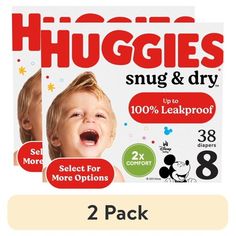 huggies snug and dry diapers for babies, 2 - 6 kg each