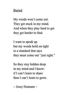 a poem written in black and white with an image of the words'i can't learn to grow '