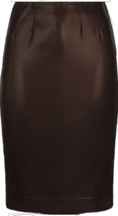 Sleek Midi Pencil Skirt For Night Out, Elegant Brown Mini Bottoms, Elegant Brown Mini Length Bottoms, Elegant Brown Skirt For Evening, Elegant Brown Evening Skirt, Elegant Evening Brown Skirt, Chic Brown Skirt For Night Out, Brown High Waist Mini Skirt For Party, High Waist Brown Mini Skirt For Party