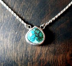 I just added a new item to eBay, Handmade Recycled Sterling Silver Southwest Style Turquoise Pendant Necklace 18"! #eBay #eBaySeller Artisan Turquoise Teardrop Pendant Necklace, Handmade Turquoise Round Pendant Necklace, Handmade Teardrop Turquoise Necklace As Gift, Handmade Teardrop Turquoise Necklace For Gifts, One Of A Kind Teardrop Turquoise Necklace As Gift, Gift Turquoise Chrysocolla Necklace, Turquoise Chrysocolla Necklace For Gift, Turquoise Teardrop Pendant Necklace For Gifting, Unique Turquoise Teardrop Necklaces