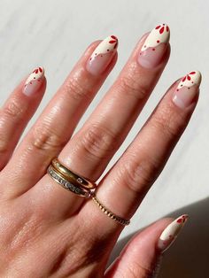 We are obsessed with these valentines day nail ideas! click into the post for the most gorgeous valentines day nail ideas for 2025 | valentines day nails | nail art | nail inspiration | red nails Cute Fall Nail Colors, Minimal Nail, Minimal Nails Art, Art Valentines, Cute Nails For Fall, Nagel Tips