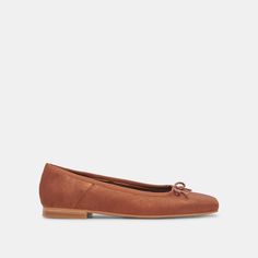 Suede Ballet Flats For Fall, Elegant Suede Ballet Flats With Leather Sole, Suede Slip-on Ballet Flats For Fall, Luxury Suede Ballet Flats, Brown Leather Sole Slip-on Ballet Flats, Suede Ballet Flats, Suede Flats, Copper Metal, Distressed Leather