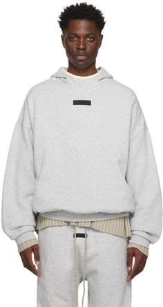 Essentials For Men, Essentials Clothing, Patch Hoodie, Half Zip Hoodie, Fear Of God Essentials, Fear Of God, Clothing Essentials, Print Logo, Long Sleeve Sweatshirts