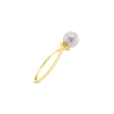 ♥ Ring Summary ♥Main Stone: Pearl Band Material: 14k Yellow GoldPearl Size: 6MM Classic Yellow Gold Rings With Pearl Drop, 14k Yellow Gold Rings With Pearl Charm, Classic Yellow Gold Pearl Rings, Yellow Gold Round Rings With Pearl Drop, Formal Solitaire Pearl Ring In Yellow Gold, Formal Yellow Gold Solitaire Pearl Ring, Formal Yellow Gold Akoya Pearl Ring, Formal Yellow Gold Pearl Rings, Classic Yellow Gold Pearl Ring With Charm