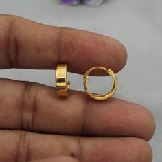 Pure Handmade Beautiful yellow gold Hoop Bali earrings Gold Purity- 22k yellow Gold Full Length - 1.3 cm Full Width - 1.3 cm Weight: 1.83 grams approx click to see similar https://www.etsy.com/in-en/shop/morvijewels?ref=seller-platform-mcnav Simple Design Drop Earrings As A Gift, Simple Design Drop Earrings Jewelry For Gifts, Simple Drop Earrings Jewelry As A Gift, Gold Tarnish Resistant Huggie Earrings As Gift, Gold Tarnish Resistant Huggie Earrings For Gift, Simple Drop Earrings As A Gift, Gold Minimalist Earrings For Gift, Gold Tarnish-resistant Huggie Earrings As A Gift, Gold Hoop Earrings With Ear Wire For Wedding