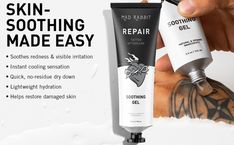 Soothing Tattoo Care with Natural Ingredients - Prevents Skin Irritation and Damage - Fragrance-Free Tattoo Machine Parts, Rabbit Tattoo, Rabbit Tattoos, Soothing Gel, Tattoo Care, Tattoo Machines, Tattoo Aftercare, Tattoo Needles, Tattoo Kits