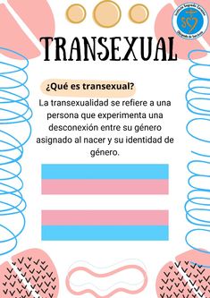 a poster with the words transexual in spanish