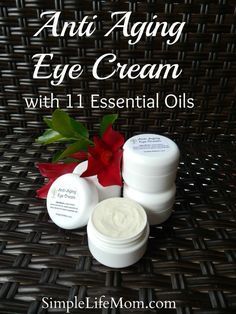 Anti Aging Eye Cream with 11 essential oils tailored to heal, rejuvenate, soothe, clarify, and increase the elasticity of your skin. DIY Recipe or buy. Oil Cleansing, Creme Anti Age, Anti Aging Eye Cream, Diy Recipe, Eye Anti Aging, Anti Aging Beauty, Anti Aging Tips, Skin Routine, Best Anti Aging