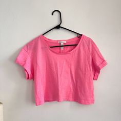 New Without Tag Never Worn Looks Exactly Like The Pictures No Brand, Crop Tshirt, Neon Pink, Colorful Shirts, Neon, Womens Tops, Tops & Tees, Pink, Women Shopping