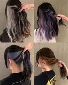 Under Hair Color, Hidden Hair Color, Dye Ideas