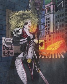 Heavy Metal Comic, Arte Zombie, The Fallen Angel, Scifi Fantasy Art, New Retro Wave, Cyberpunk Girl, Online Comics, Cyberpunk Aesthetic, Arte Cyberpunk